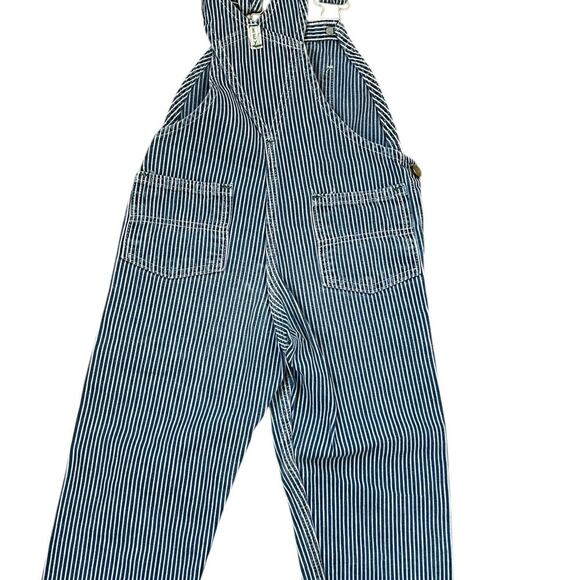 Key children’s overalls size 3. Vintage. Blue and white pinstripe. - Picture 3 of 8